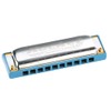 HOHNER Rocket Harmonica, Key of Low D, Silver (M2016BXLD)
