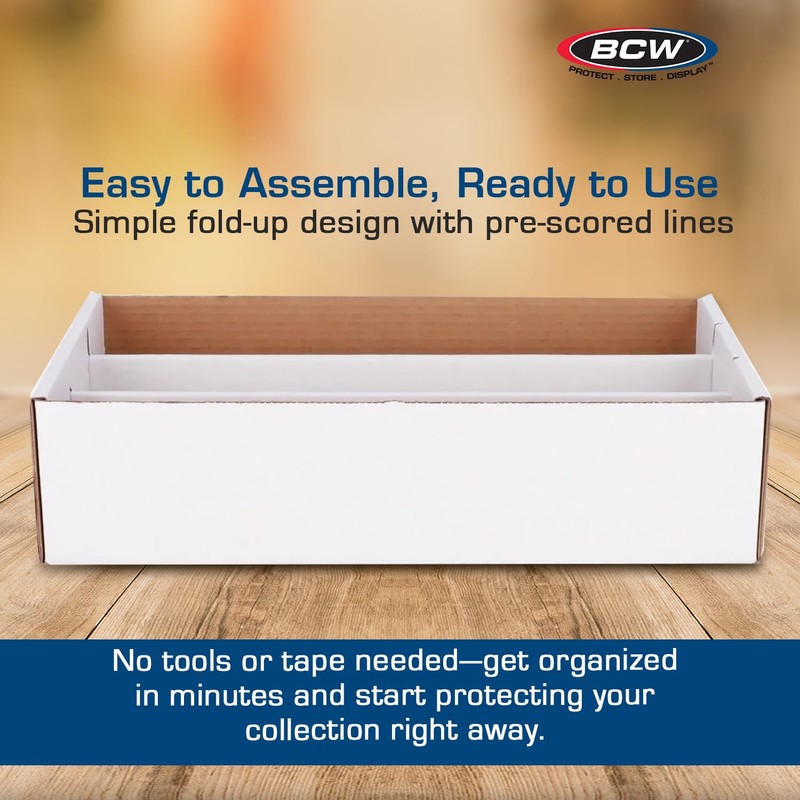 BCW Super Shoe Storage Box – 1 Pack | Cardboard