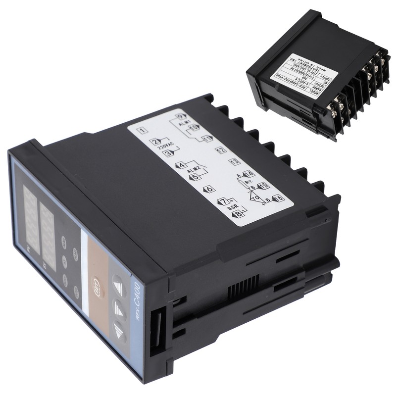 BERM Digital Display Temperature Meter High Accuracy Thermometer REX-C400FK02-V x