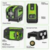 HUEPAR 2 Point Cross Line Self Leveling Laser Alignment Tool