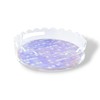 GRAHAM DESIGN Acrylic Scalloped Round Tray with Handles and Magnetic
