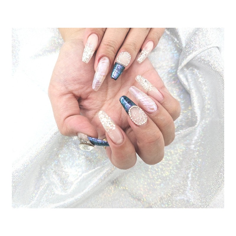  Premium Art Balis No Cooling Powder Handmade Nail Tips
