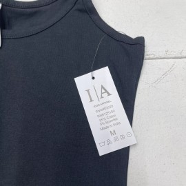 Icon Apparel Black Sleeveless Scoop Neck Stretch Fit Jumpsuit Women’s Medium New