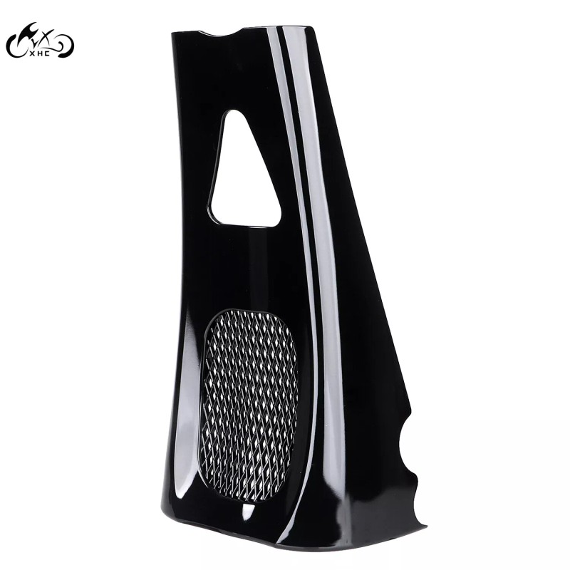 Unbranded Vivid Black Motor Chin Spoiler For Harley Touring Road