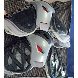 Warrior Products Lacrosse Arm Guard - NOS- Warrior Tank 9.0 -SZ.L, Silver NOW 1/2 PRICE$13!