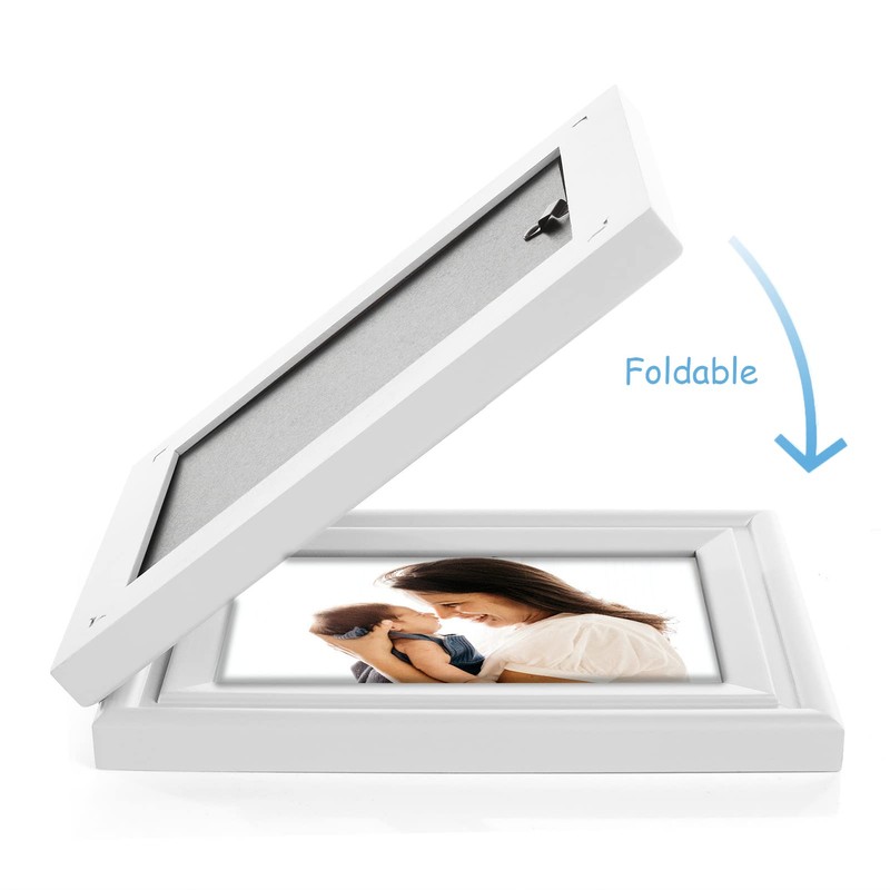 Tamolus 4x6 Double Horizontal Hinged Picture Frame Folding Photo Frame