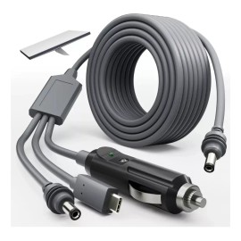 10m Cable Alimentador Dc Starlink Mini Auto Convertidor 12v