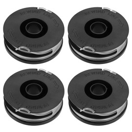 ECSiNG 4Pcs Spool and Trimmer Line Compatible with Spear & Jackson Grass Strimmer Trimmer S6030ET Autofeed Spools Replacement Grass Trimmer String Trimmers Refills