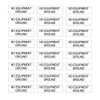 NO Equipment Ground Protected Outlet Receptacle Plates Label Sticker Decal