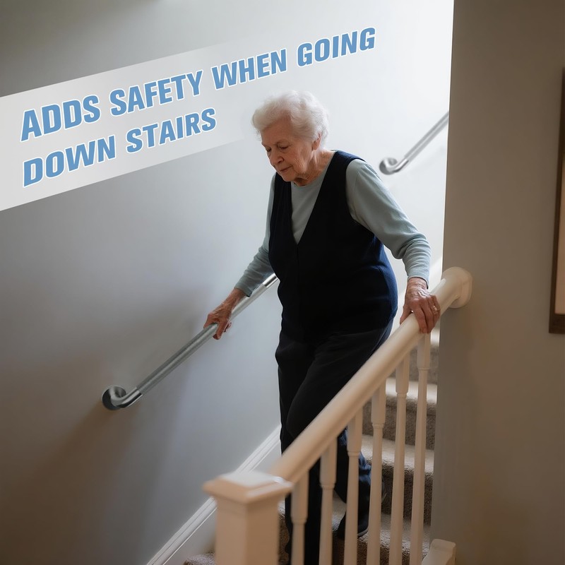 IJDD 16 Inch Shower Grab Bars for Seniors 2 Pack