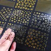 IDDFEVE 30 Sheets Moon Star Nail Art Stickers - Minimalism