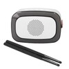 Electric Air Drum Set with Drumsticks Pedals Colorful RGB Light