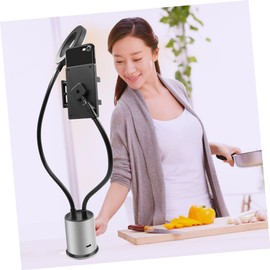 BIUDECO Selfie Ring Light Flexible Long Arms and Phone Holder for Live Streaming Makeup and Photography Temperatures and Brightness Levels USB Powered