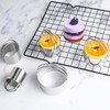 Biscuit Cutter Set (5 Pieces/Set), Round Cutters Stainless Steel Biscuit