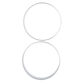 Kitchen Craft Stainless Steel Large Cooking/Rosti Rings (two) 9cm x 3.5cm.