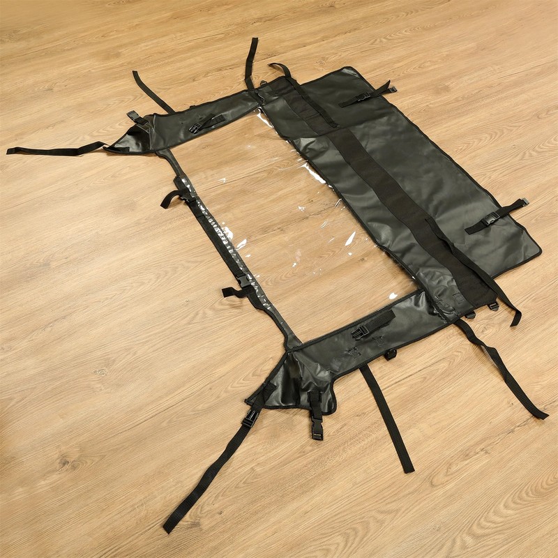 HECASA Rear Windshield Compatible with 2014-2022 Polaris RZR 900 1000