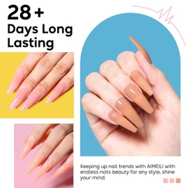 AIMEILI Nail Extension Gel 30 ml Light Pink Gel Builder Acrylic Nail Extension Nude Pink Nail Extension Gel Nail Enhancement Gel Nude Pink 062