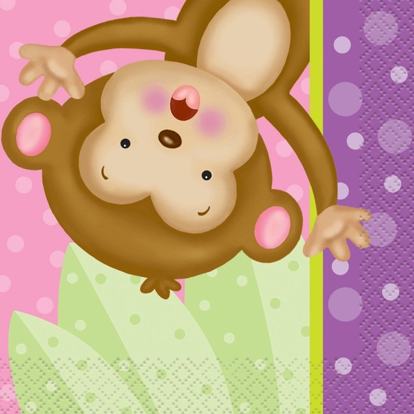 Unique Baby Shower Beverage Paper Napkins | 5" x 5"