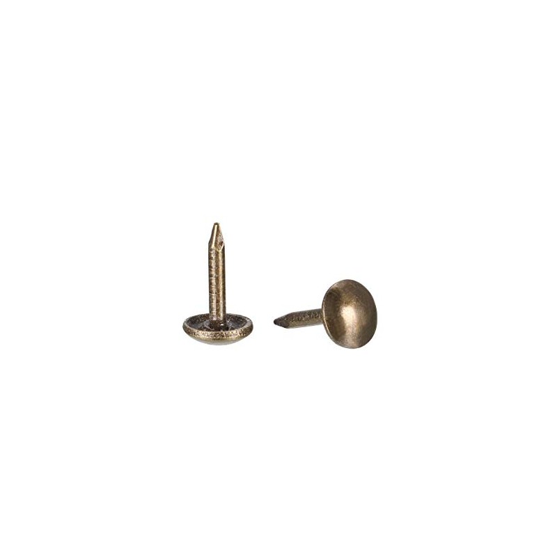 sourcing map Upholstery Nails Tacks 6mm Dia 8mm Height Retro
