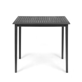 Christopher Knight Home Teresa Outdoor Minimalist Acacia Wood Rectangle Bar Table Dark Gray