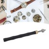 Pin Vise Hand Drill Wooden Handle Comfortable Grip Portable Pin