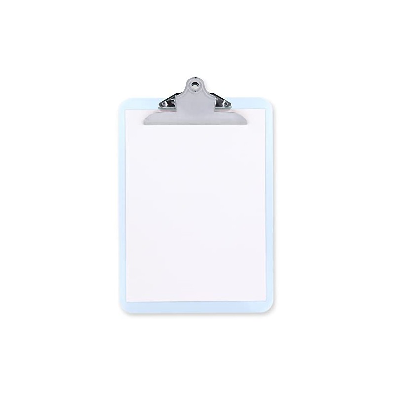 Grafoplás 1550570. Clipboard White with Jumbo Clamp, High Printing, White,