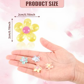 16PCS Fridge Magnets Cute Refrigerator Magnets,Decorative Magnets Colorful Flower Magnets for Locker Accessories Whiteboard Office Home