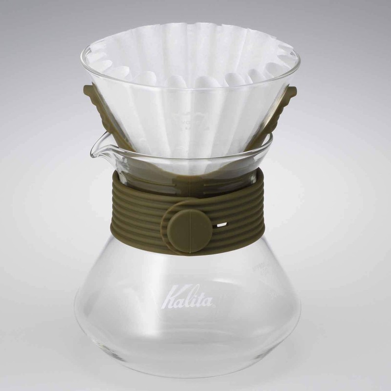 Kalita Wave Style UP Set, Size 185, 500ml Server, Green