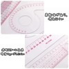 SSZYMAOYI Curved Ruler, Sewing Ruler, Set of 4 Styles, For