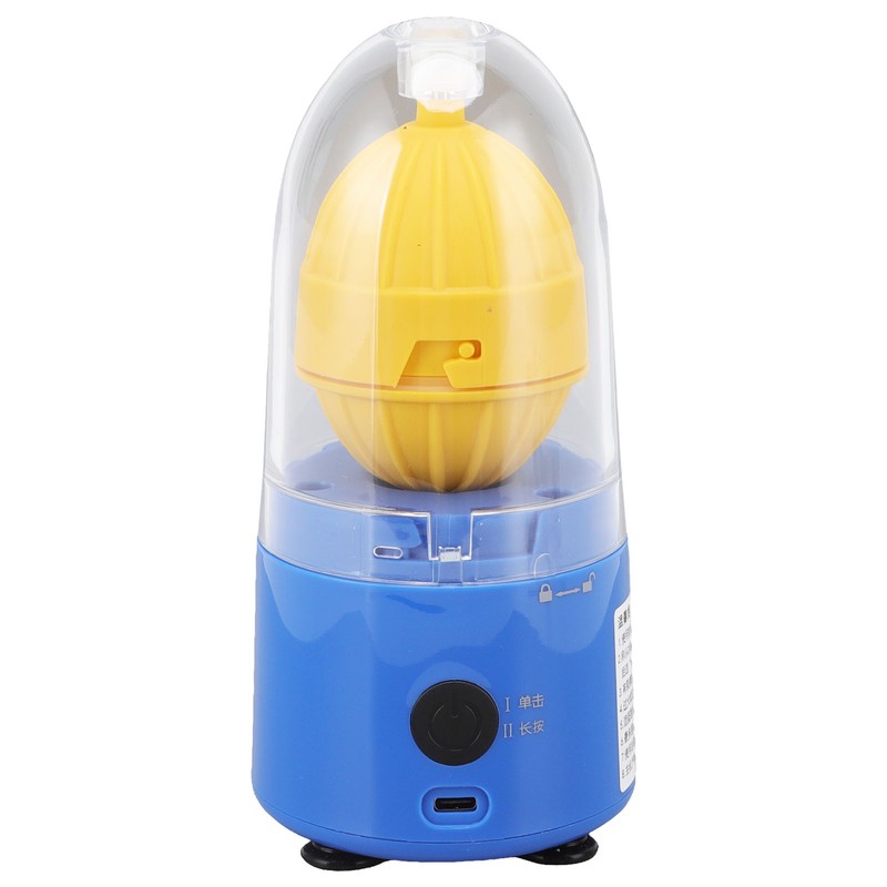 Egg Scrambler Blue Electric Food Grade Material Silicone Bottom Dishwasher