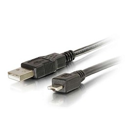 C2G 27363 Micro USB Cable - USB 2.0 A Male to Micro-USB A Male Cable, Black (9.8 Feet, 3 Meters)