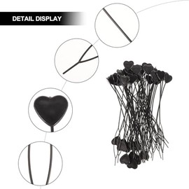 Luxshiny 50Pcs Heart-Shaped Hair Braid Tool Set with Pull Needles Hair Styling Accessories for Women Girls Ponytail Maker Clip for Braiding and Updo S