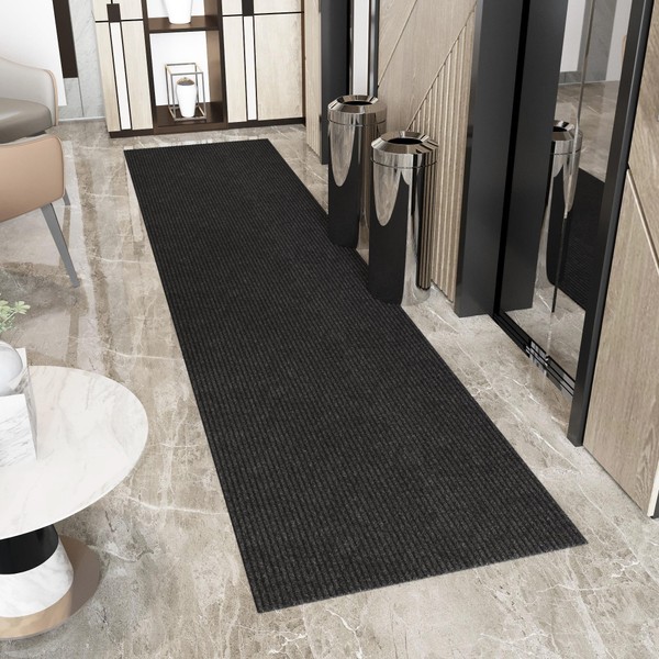 Ottomanson 3'11" x 24' Hallway Runner with Scraper Pile -