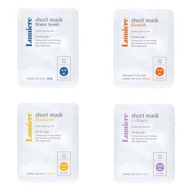 Ready (Beauty) [Department Store] [Ready] Lumiere Sheet Mask Pack 40 Sheets (5 Types) Moisturizing Skin Care - Hyaluronic 40 sheets / [백화점] [레디] 루미에르 시트 마스크팩 40매 5종 촉촉한 피부 스킨 케어 - 히아루론 40매
