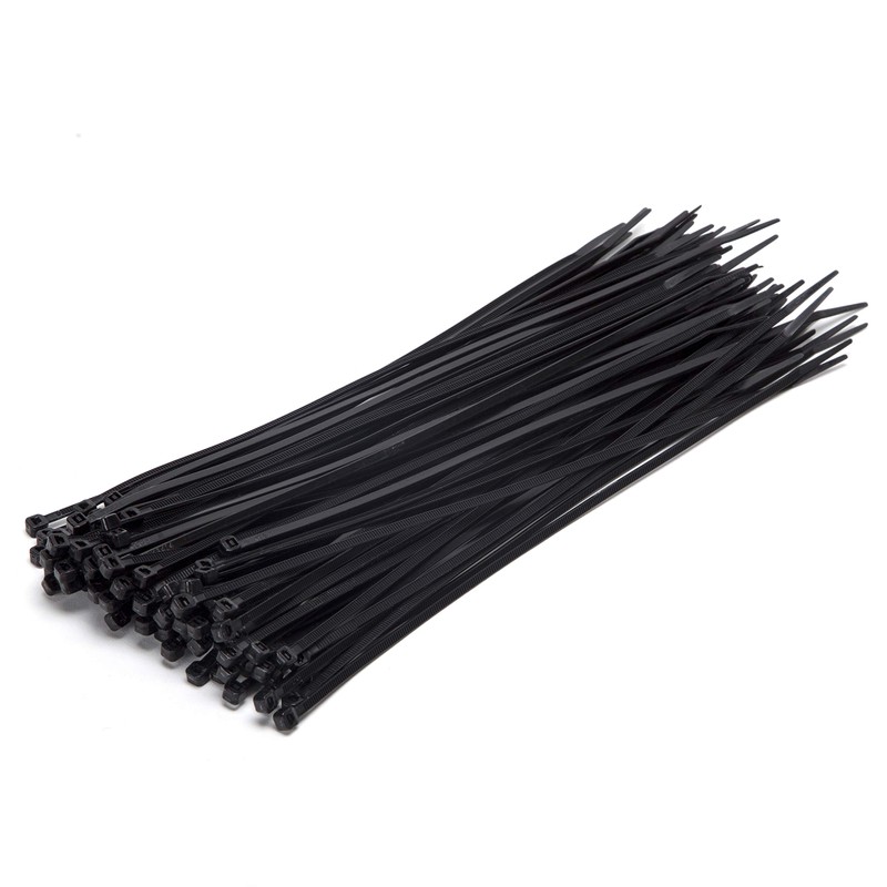 Glengor Black Cable Ties - Pack of 100 | 300