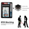 Men RFID Blocking Leather Slim Wallet Money Credit Card Slots
