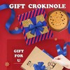 Crokinole and Checkers, 27-Inch Classic Crokinole Board Game with 22"