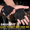 AYRO Minimal Workout Gloves, Short Partial Gym Weight Lifting Gloves