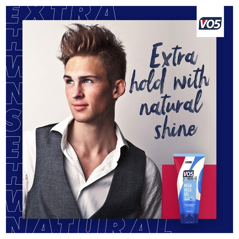 Vo5 Mega Hold 24 hour control Styling Gel for controlled,