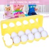 12pcs Matching Eggs Toy Set Children Early Educational Recognition Learning