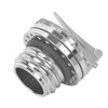 HIYOYO Motorcycle Chrome Quick Release Fuel Gas Tank Oil Cap