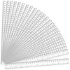 32 Pack Clear Plastic Ruler 12 Inch, Rulers Bulk for