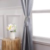MIULEE Pinstripe Voile Curtains with Eyelets, Tab-Top Curtains, Transparent Window
