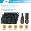 Slocable Solar Plug 6 mm2, IP68 Solar Panel Plug, 1500