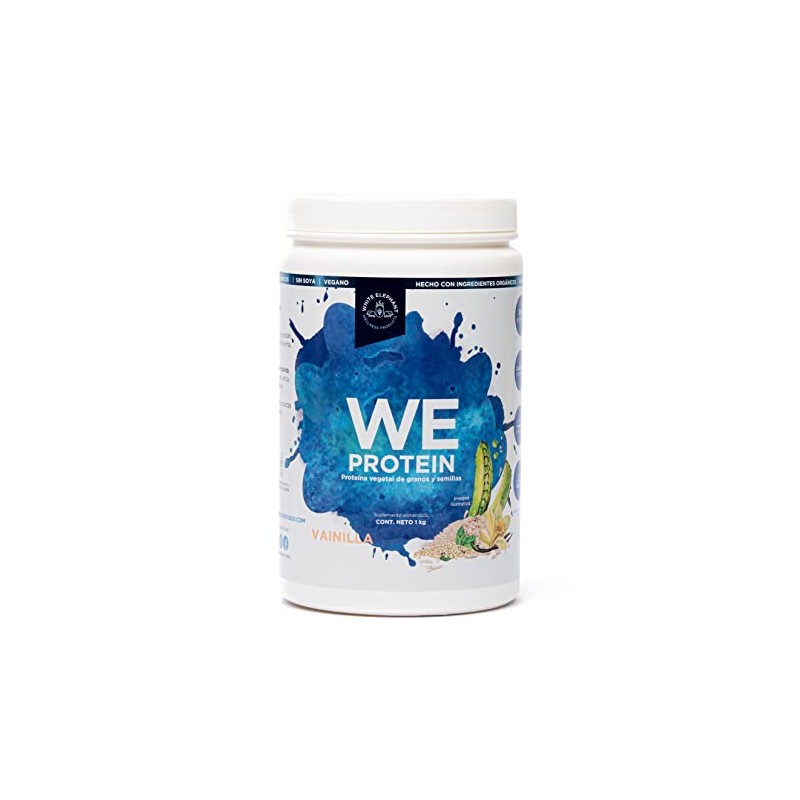 Weprotein Proteína Vegetal Chícharo Arroz Por Porción Azúcares Añadidos Vainilla