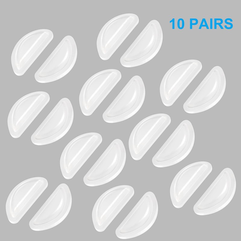 SURMAP Eyeglass Nose Pads, Comfort Soft Silicone Glasses Nose Pad,