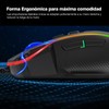 TERPORT S608 Mouse Gaming con Iluminación RGB Personalizable, Hasta 8000