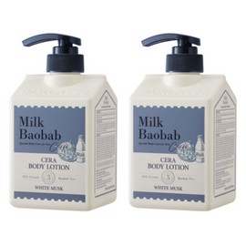 Milk Baobab Moisturizing Body Lotion White Musk 600ml / 밀크바오밥 보습 바디 로션 화이트머스크 600ml X2p BNS