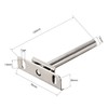 Sourcingmap Invisible Floating Shelf Brackets, 76mmx130mm, Adjustable Hidden Blind Supports