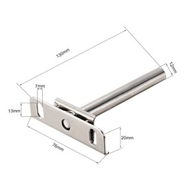 Sourcingmap Invisible Floating Shelf Brackets, 76mmx130mm, Adjustable Hidden Blind Supports for Concealed Shelves, Pack of 4
